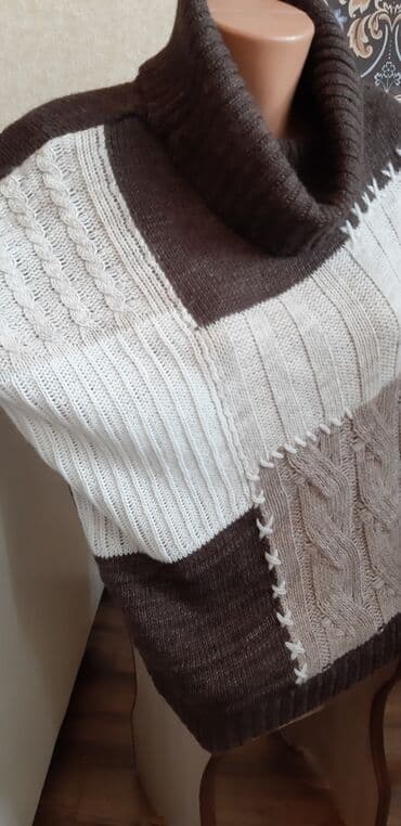 тёплая кофт кардиган: Кофта, Оверсайз — 4