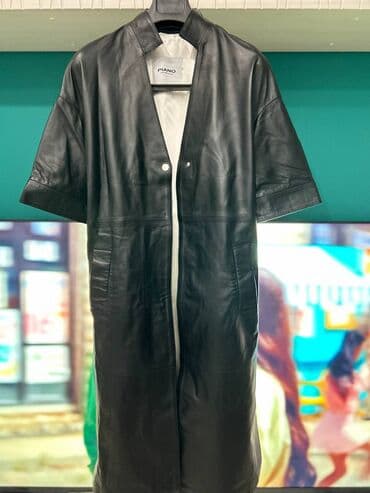 кожаная платья: Повседневное платье, Турция, Осень-весна, Длинная модель, Турецкое, S — 8