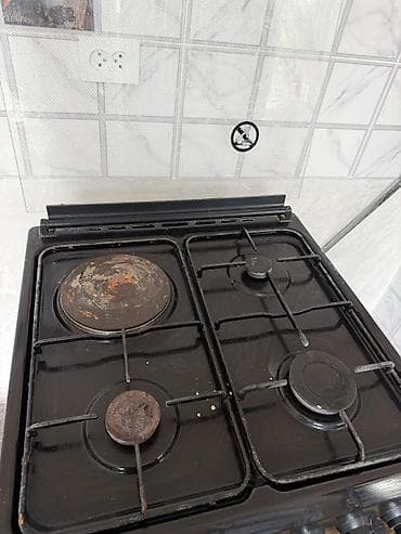 духовки артель: Газовая печь, Artel, Б/у, Напольная, цвет - Черный — 3