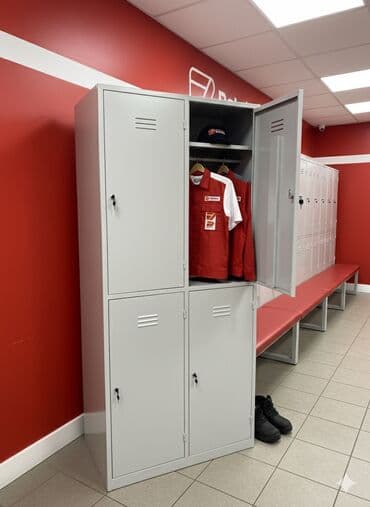 изготовление встроенных шкафов: Шкаф для раздевалки, Новый, Железо — 1