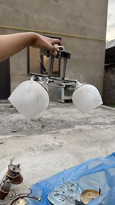 рюмки перевертыши: Набор потолочных светильников 1) Классическая люстра на 5 плафонов: - — 4