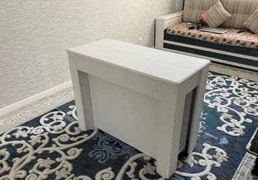 стеклянный стол для кухни: Стол трансформер ЩВЕЙЦАР на заказ любой цвет Материал Ламинат — 2