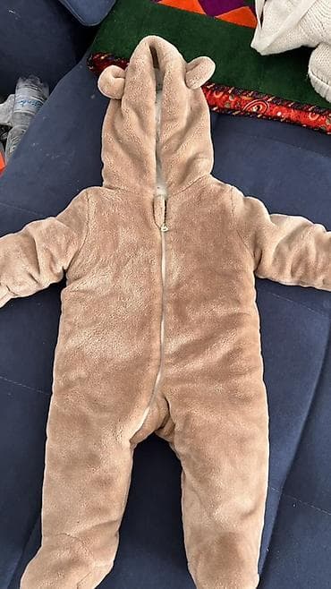 рубашка италия: Теплый комбез-конверт для малыша с ушками на капюшоне. - Тип — 3