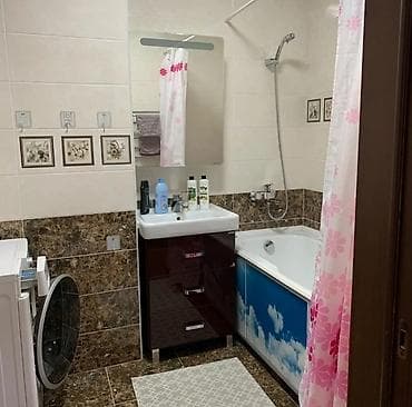 квартира бишкек: 2 комнаты, Душевая кабина, Постельное белье, Кондиционер — 5