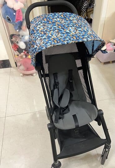 детские коляски 2 в 1: Коляска, цвет - Голубой, Новый — 4