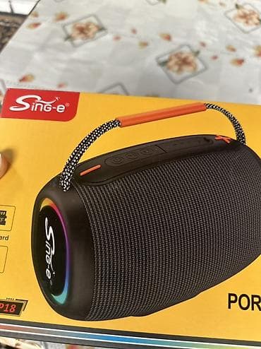 Аудиотехника: Портативная Bluetooth-колонка Sing-e (модель на коробке: SP18) - — 4