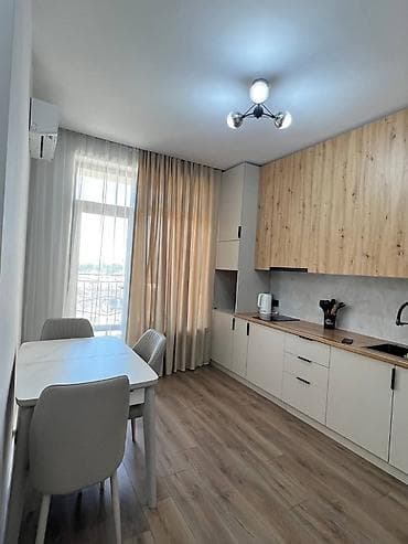 квартира жить: 1 комната, 52 м², Асанбай мкр Элитка, 5 этаж, Евроремонт — 7