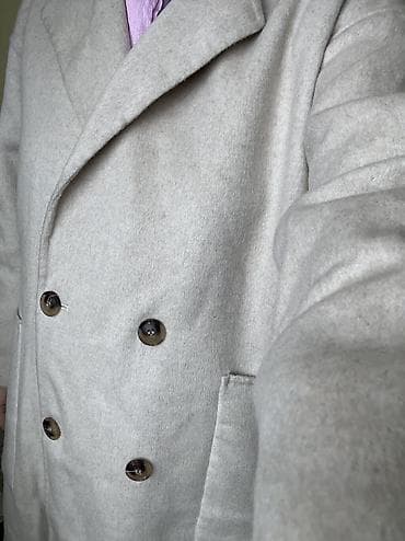 женский пальто осенний: Пальто, Классика, Осень-весна, По колено, Оверсайз, Стандарт — 3