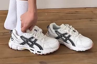 тигил: Эркектердин кроссовкасы, 37, Asics, Колдонулган, түсү - Ак — 1