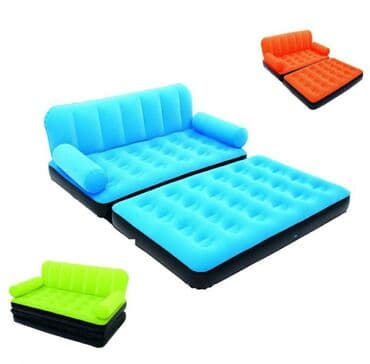 надувные диваныматрасы для сна: Надувной диван, Новый, Самовывоз, Бесплатная доставка, цвет - Оранжевый — 3