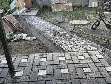 евро брусчатка: Тротуарная плитка, Квадрат, Под камень, Для двора, Новый — 1