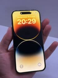 телефон старый: IPhone 14 Pro, Б/у, 256 ГБ, Золотой, Зарядное устройство, Чехол, 100 % — 4