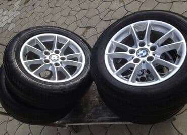 r16 4100: Колеса в сборе 215 / 60 / R 16, Зима, Б/у, Комплект, Легковые, Литые, отверстий - 5 — 1