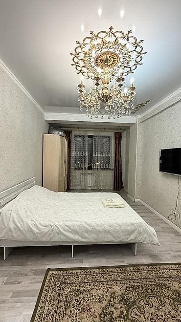 сдается квартира аламедин 1: 1 комната, Люкс, элитка, Кок-Жар мкр, Душевая кабина, Постельное белье, Бронь — 1