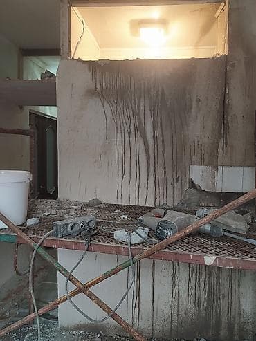 штробление: Демонтаж и перепланировка санузла/перегородок - Разборка перегородок — 1