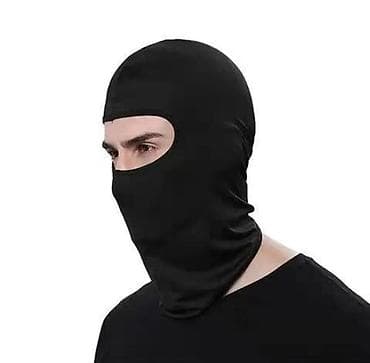 Многофункциональная балаклава-маска (чёрная) - Универсальная модель с — 2