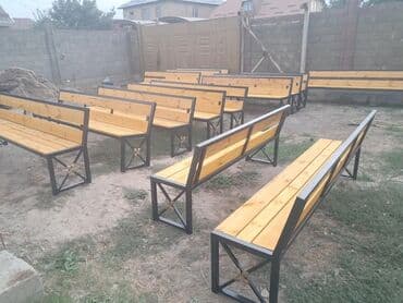 водяные насосы высокого давления для полива: - Скамьи: сиденье и спинка из массивных деревянных досок теплого — 34