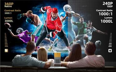 проектор цена ош: Продается проектор YT400 компактная, размеры 8x13 см (домашний — 7