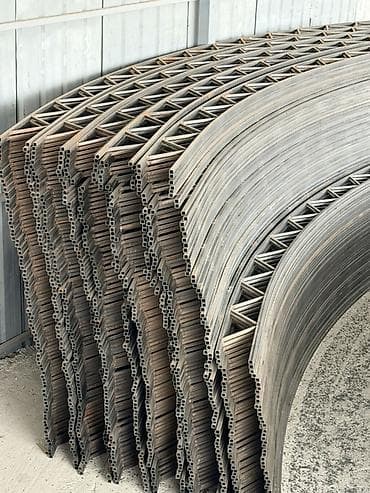 срубы: Металлическая ферма, Форма: Арка, Резка — 1