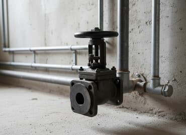 краник: Запорный клапан, Материал: Чугун, Диаметр резъбы: 25 мм — 1