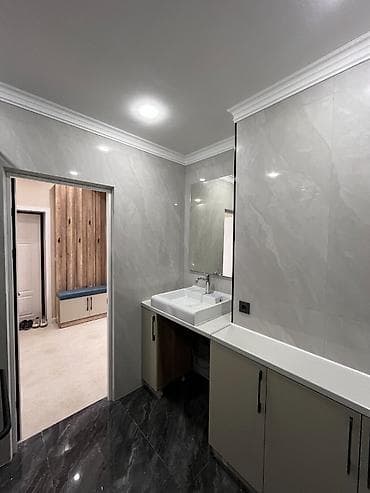 Квартиры: 1 комната, 57 м², Ак-Кеме (старый аэропорт) Элитка, 13 этаж, Евроремонт — 8