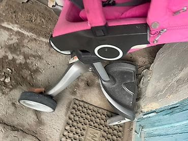 универсальные коляски stokke xplory: Коляска, Stokke, цвет - Розовый, Б/у, Самовывоз, Платная доставка — 5