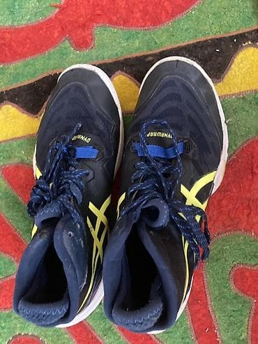 арена очки: Мужские кроссовки, 38, Asics, Б/у, цвет - Голубой, Самовывоз — 3