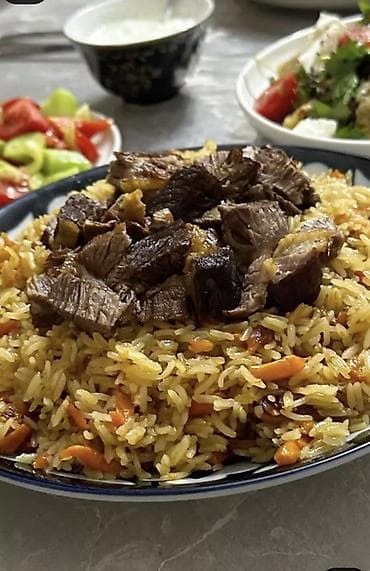 Домашняя узбекская кухня на заказ. - Плов по‑самаркандски at lalafo.kg Домашняя узбекская кухня на заказ. - Плов по‑самаркандски