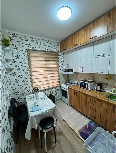 binar: 3 комнаты, 83 м², Кок-Жар мкр 2 этаж, Евроремонт — 1