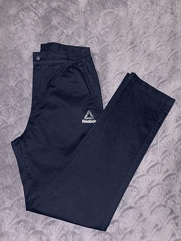 Брюки: Мужские брюки, M, Reebok, Новый, цвет - Синий, Самовывоз — 1