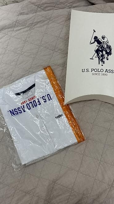 футболки поло оптом: Футболка, Классическая модель, Турция, Us Polo Assn, Хлопок, Новый, S — 3