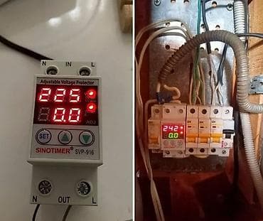 скачка: Реле контроля напряжения SINOTIMER SVP‑916 (Adjustable Voltage — 1