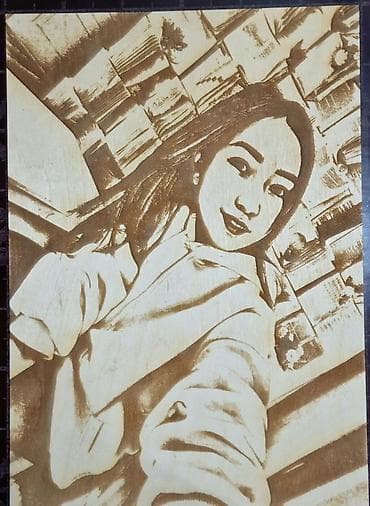 ls 4 6: Портреты на дереве, на заказ. Форматы а5, а4, а3, а2, а1. Срок — 1