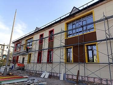 битоные заборы: Аренда фасадных лесов, 10сим за 1 габариты, 1 комплект 5м²2 — 2