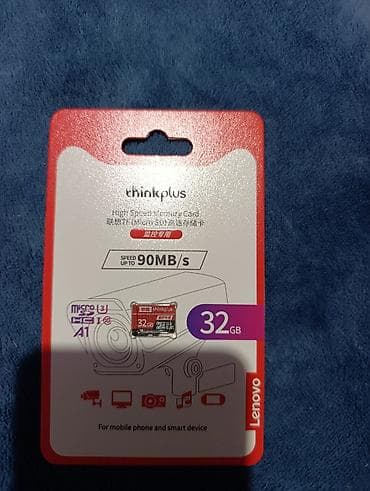 часы sim card: Карта памяти Lenovo thinkplus microSDHC 32 ГБ - Скорость чтения до 90 — 1