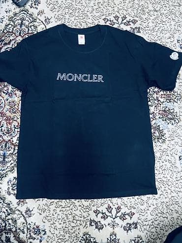 оптом футболка: Мужская футболка, XL, Moncler, Новый, цвет - Синий, Самовывоз, Платная доставка — 2