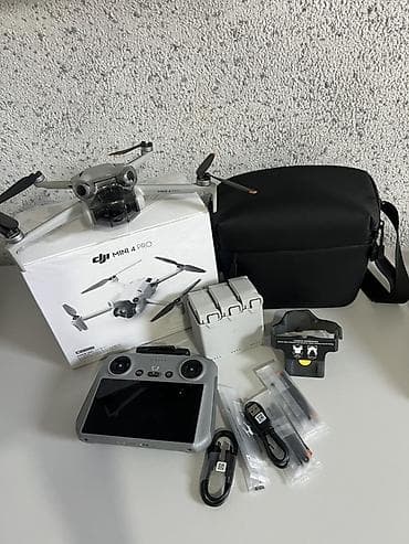 dji дроны: DJI Mini 4 Pro Fly More Combo (DJI RC 2) Комплект для аэросъёмки с — 1