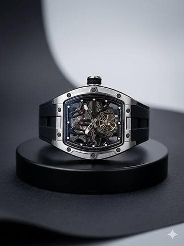 Личные вещи: MEGIR Skeleton Tourbillon • Механизм: Автоматический (заводится от — 3