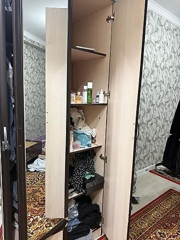 гардеробный шкаф цена: Цена 3000. 
Шкаф-купе/распашной модульный, 4‑дверный с зеркалами — 3