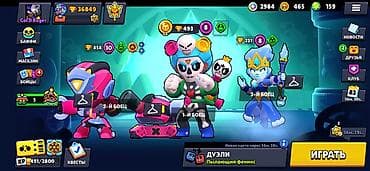 Аккаунт Brawl Stars Основное: - Ник: Gol D Roger - Кубки: 30 738 -