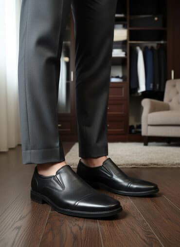 Мужские туфли, 43, Новый, цвет - Черный