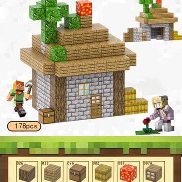 🧲 Магнитные кубики Minecraft 400 шт + 10 минифигурок - 3200 сом at lalafo.kg 🧲 Магнитные кубики Minecraft 400 шт + 10 минифигурок - 3200 сом