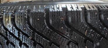 антипрокольные шины: Колеса в сборе 255 / 55 / R 18, Зимняя шипованная, Б/у, Комплект, Внедорожные (АТ/МТ), Литые — 4