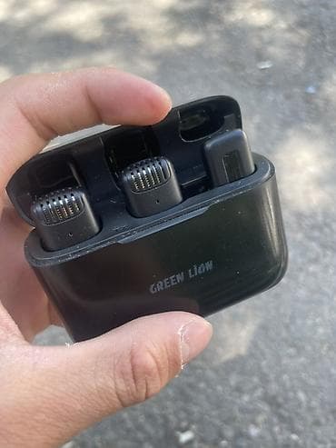 wifi adapter: Беспроводные микрофоны Green Lion с зарядным кейсом - Комплект: 2 — 1
