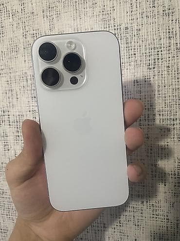 IPhone 16 Pro, Б/у, 256 ГБ, White Titanium, 100 %