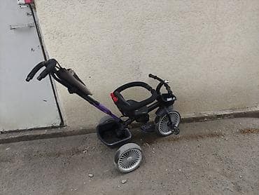 универсальные трехколесные коляски: Детский трехколесный велосипед-коляска с родительской ручкой - — 1