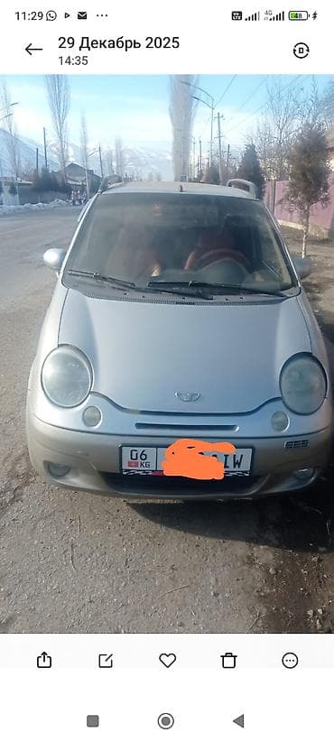 Daewoo Matiz: 2005 г., Вариатор, Хэтчбэк