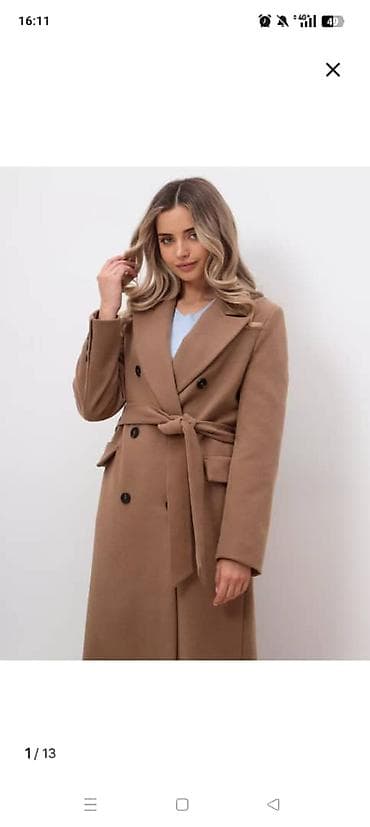 плаш пальто: Пальто Драп-кашемир Размеры 42-44-46-48 6 расцветок Чёрный, охра — 3