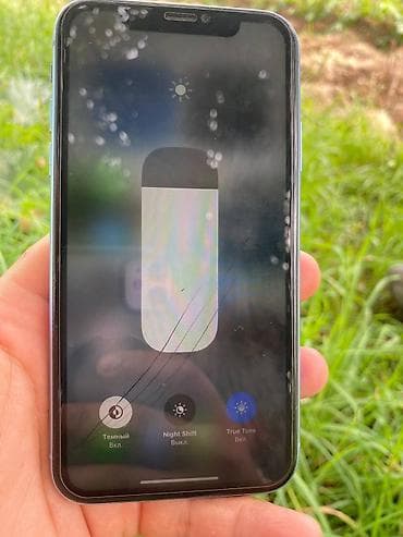 IPhone Xr, 64 ГБ, Синий, Зарядное устройство, Защитное стекло, Чехол, 77 % — 10