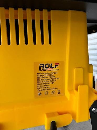 Тиски: Циркулярные электропилы Новый, От электросети, Rolf, Глубина пропила 9 мм, Диаметр диска: 255 мм, Настольная — 2